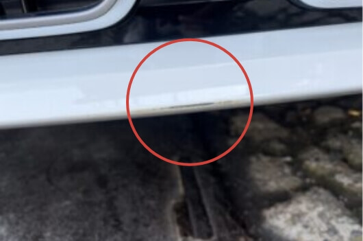 バンパーすり傷(20cm以内) Before