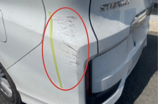 すり傷 10cm以内 Before